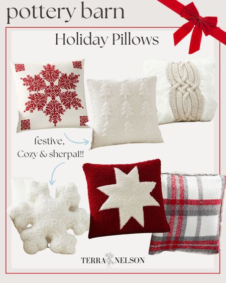 You guys!! Pottery Barns holiday shop is here and I need one of everything!! 

Check out these gorgeous Christmas pillows! 

#LTKbeauty #LTKSeasonal #LTKHoliday