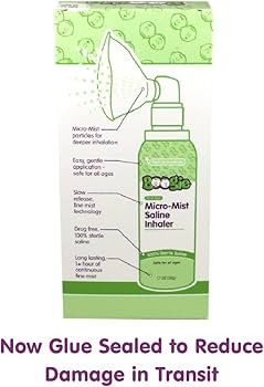 Boogie Micro-Mist Saline Inhaler, Baby Nose Congestion Relief, Nasal Spray for Kids, Pediatrician... | Amazon (US)
