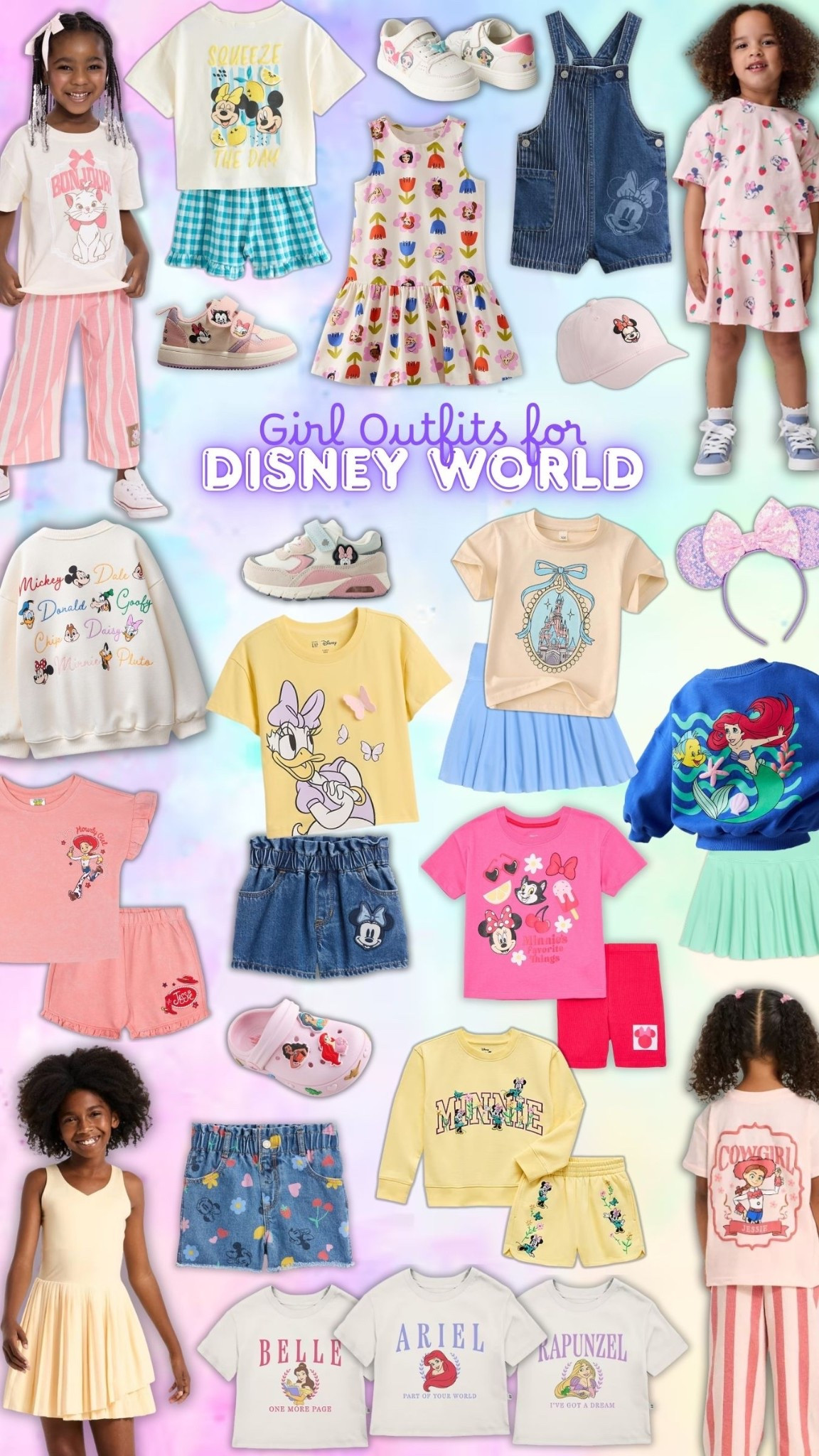 Little girl outfits for Disney World. Spring break outfit for Disneyland vacation. Spring dresses and Minnie Mouse sets for toddlers. Princess costume. Vacation outfits for Magic Kingdom, Animal Kingdom and Epcot. 

#LTKTravel #LTKSeasonal #LTKKids
