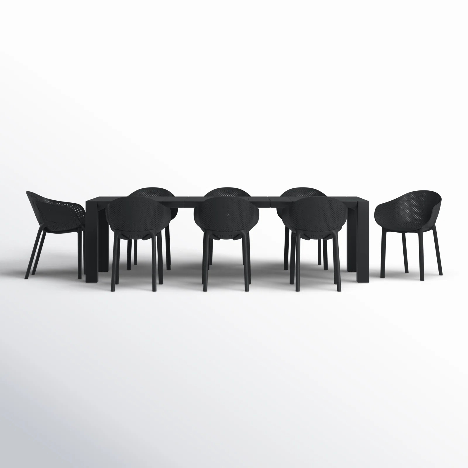 Farrah 8 - Person Patio Dining Set with Extendable Rectangular Table | Wayfair North America