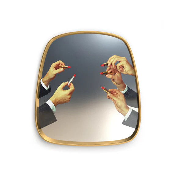 Toilet Paper Mirror Brass Frame | 2Modern (US)