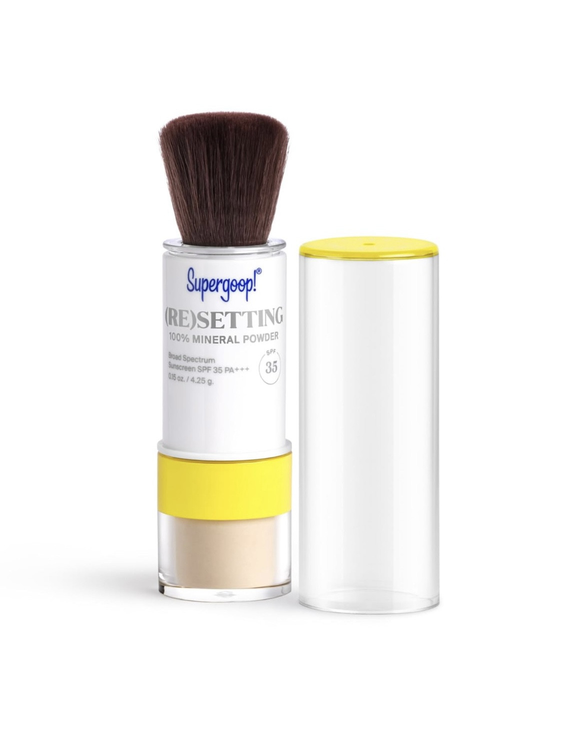 Mineral sunscreen setting powder by super goop 

This is perfect for adults or kids to apply. Perfect for the face & scalp. Easy to travel with, doesn’t melt or leave white on your face.  Mess free!

This is our favorite on the go SPF powder. 

#LTKSwim #LTKSaleAlert #LTKActive