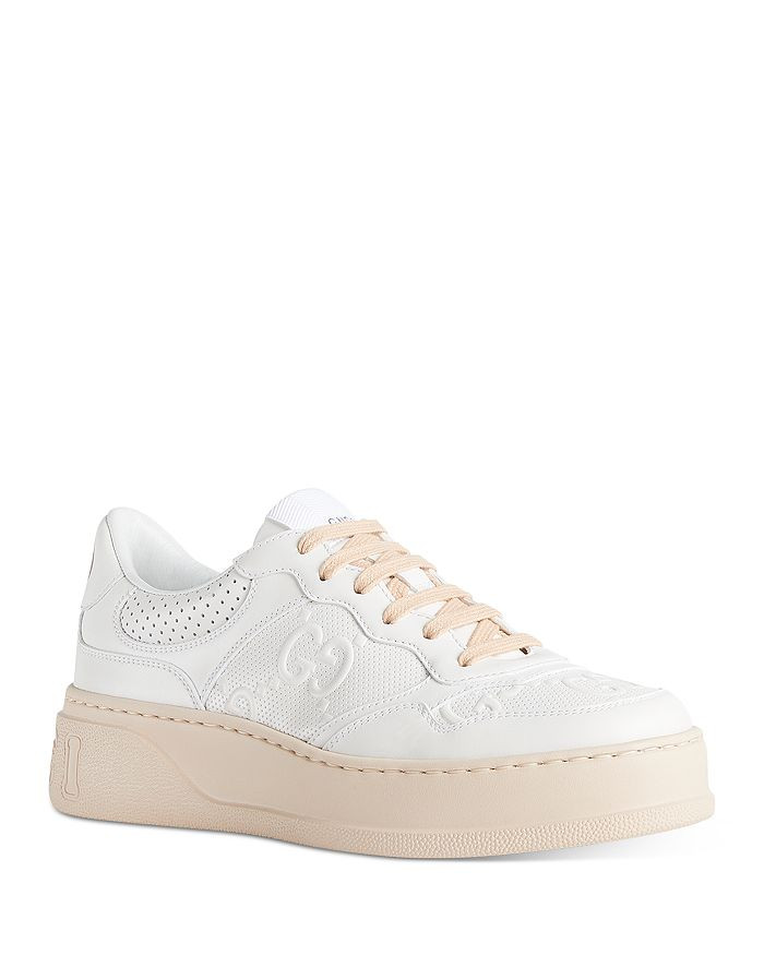 Women's Logo Embossed Platform Low Top Sneakers | Bloomingdale's (US)