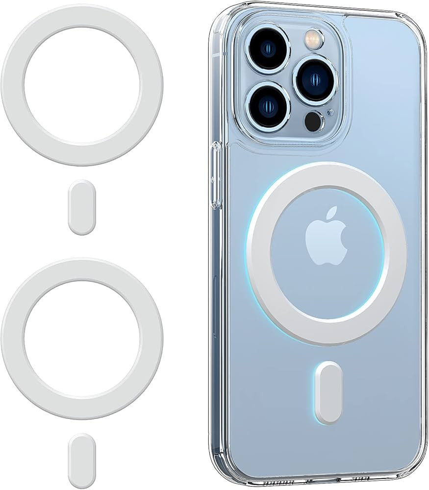 OUTXE Magnetic Adapter Ring 2Pack, Universal Magnet Sticker Compatible with Magsafe Accessories &... | Amazon (US)