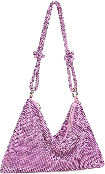 YIKOEE Glitter Rhinestone Purse Crystal Evening Clutch Bag | Amazon (US)