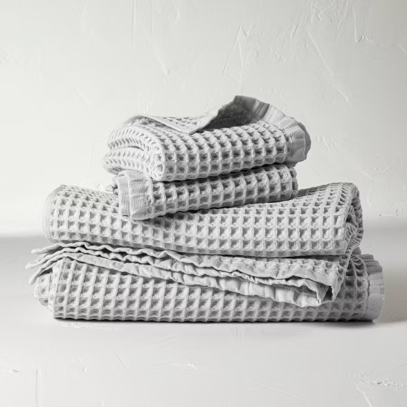 4pc Decorative Waffle Bath Towel Set - Casaluna™ | Target