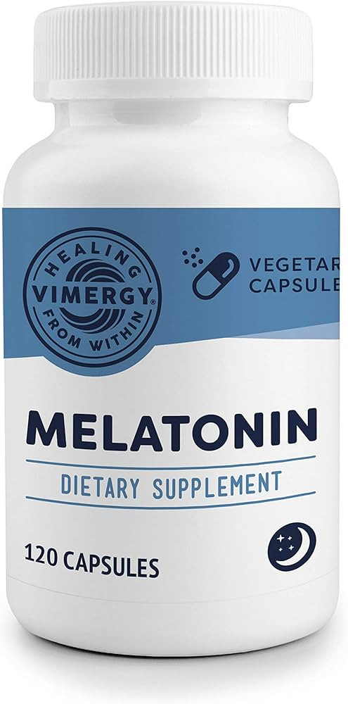 Vimergy Melatonin – Natural Sleep Aid – Sleep Supplement – Helps You Fall Asleep Faster & S... | Amazon (US)