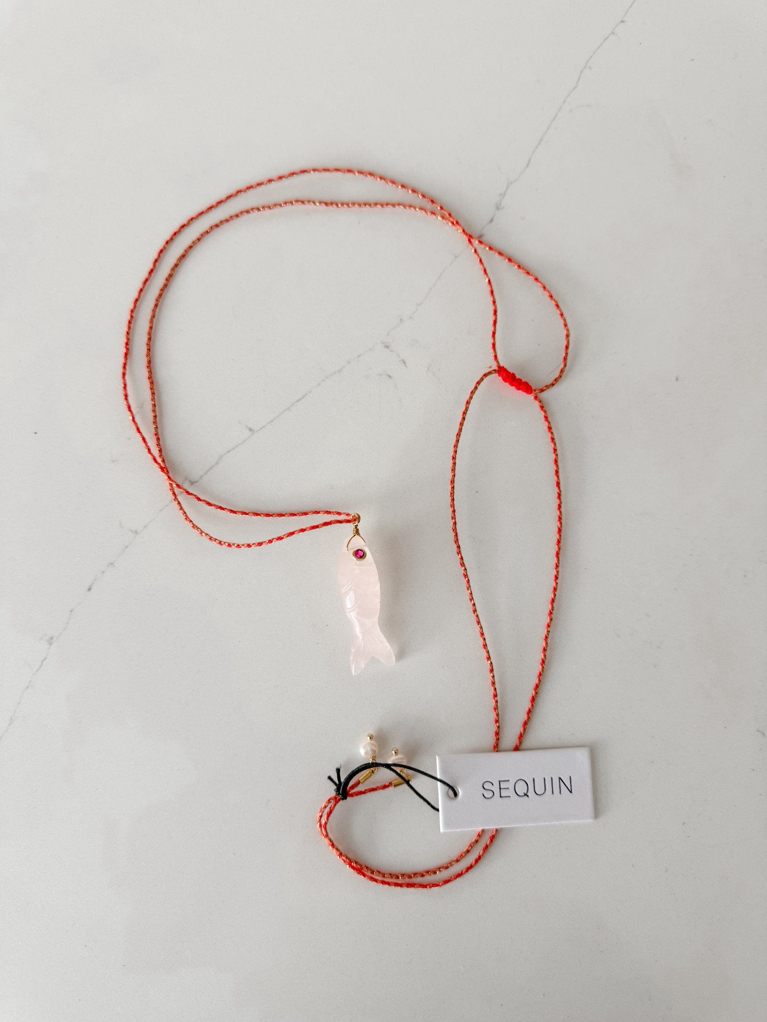 Obsessed with my new fish necklace! Thank you Sequin! 

#LTKgrwm #LTKSeasonal #LTKootd