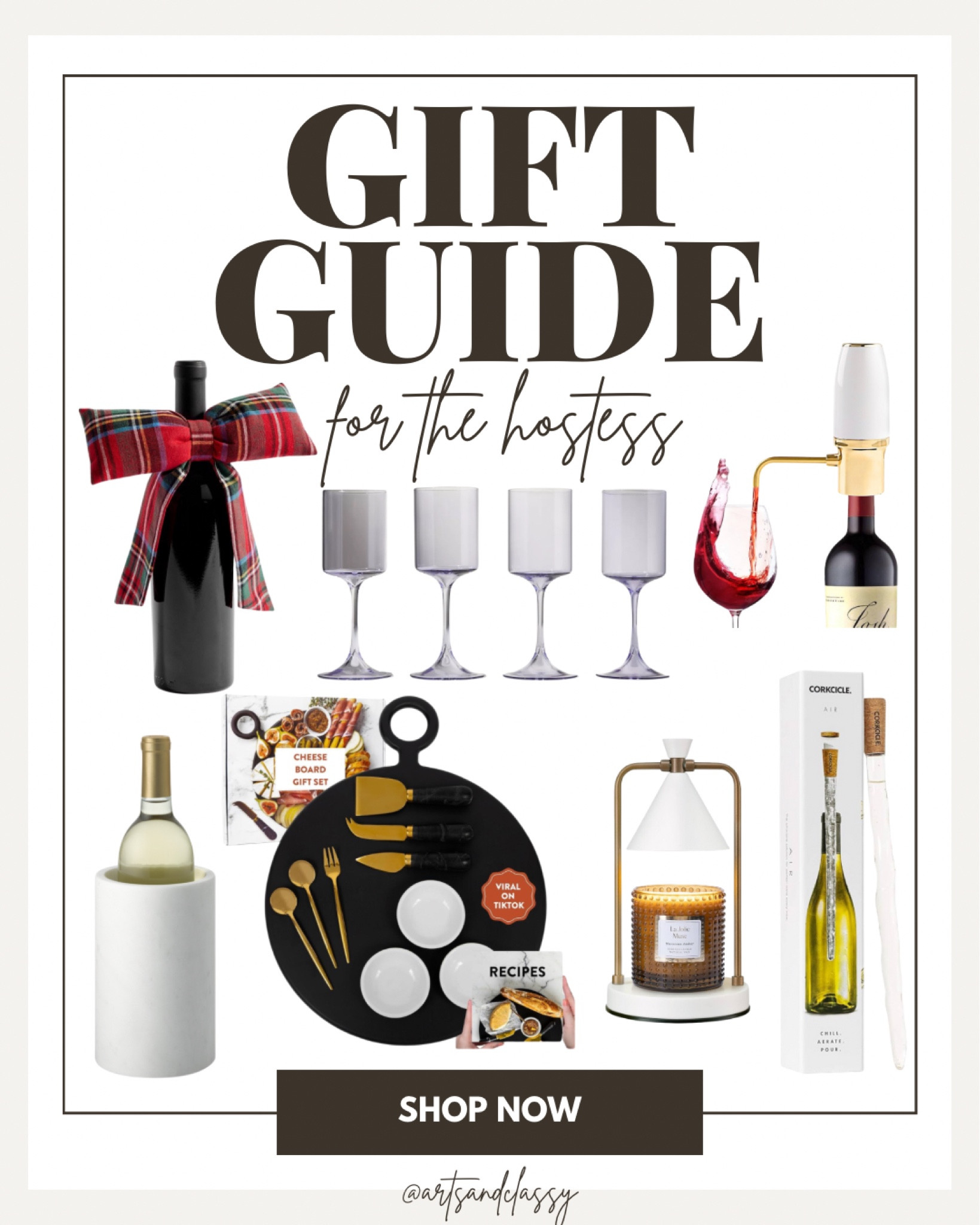 Gift guide for the hostess. Say thank you with these unique finds for every budget. These are also great gift ideas for the wine lover!

#LTKHome #LTKGiftGuide #LTKFindsUnder100
