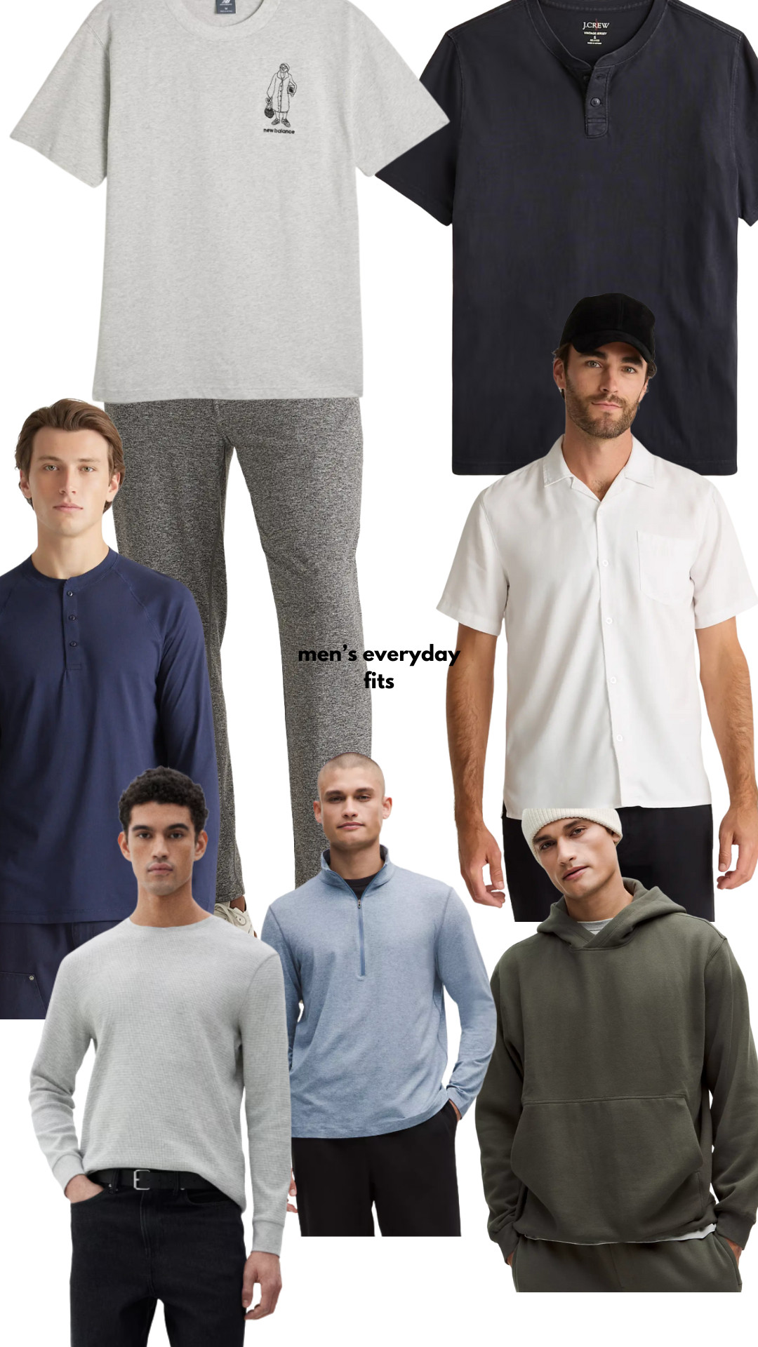 Casual fits for men
Favorite places to shop for guys: lululemon, quince, jcrew, h&m, zara, urban outfitters 

 #LTKFindsUnder50 #LTKFindsUnder100 #LTKMens