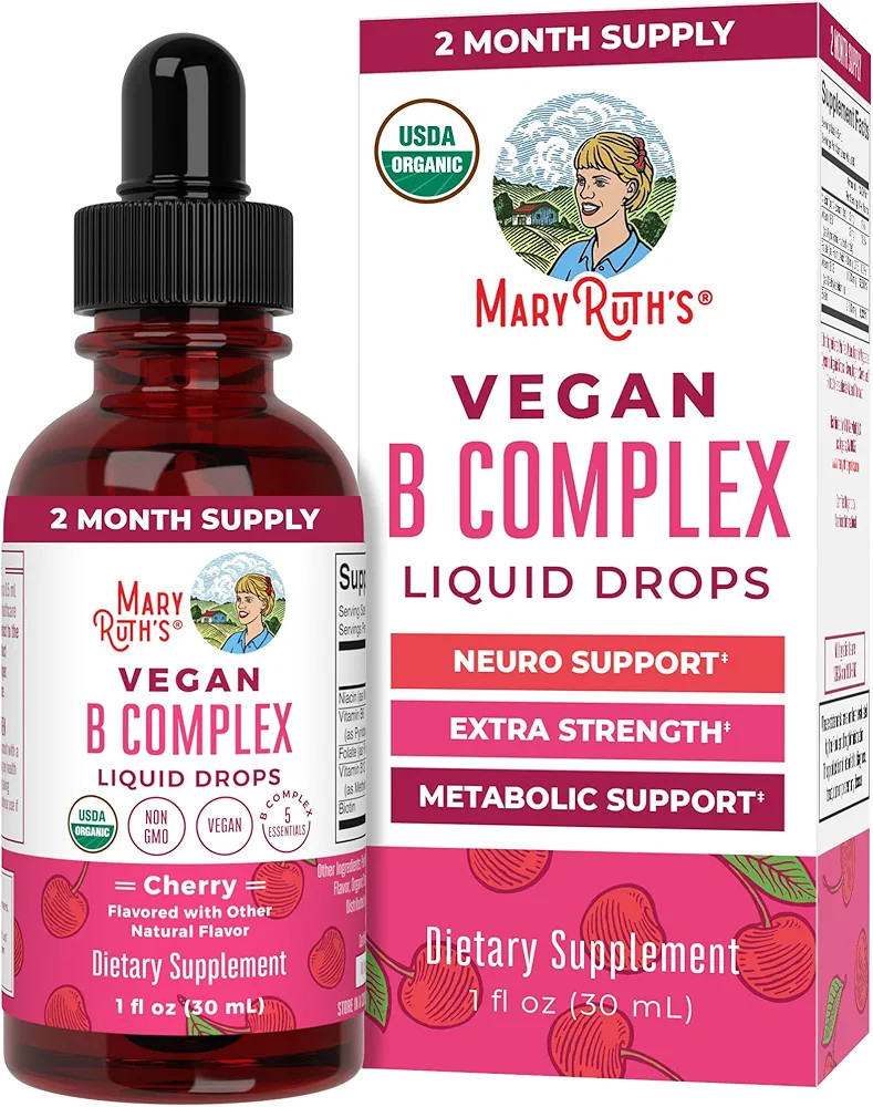 MaryRuth Organics Vitamin B Complex | B Vitamins Complex | Biotin | Vitamin B12 | Niacin | Folate... | Amazon (US)