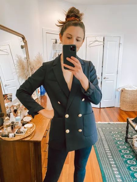 Some new items from Sezane and how to style them! Sizing: Blazer runs a bit oversized—wearing size 2. If you’re in between go with smaller size. (I also have broad shoulders and it fits perfectly!) Camisole: TTS. Wearing small. Belts: Size 80 (which is a small. They are ideal for around the waist but if you typically wear lower rise pants consider going with the size up as they fit perfectly with high rise but wouldn’t be long enough for wearing around my hips. Scrunchie is old but linking similar 

#LTKstyletip #LTKSeasonal