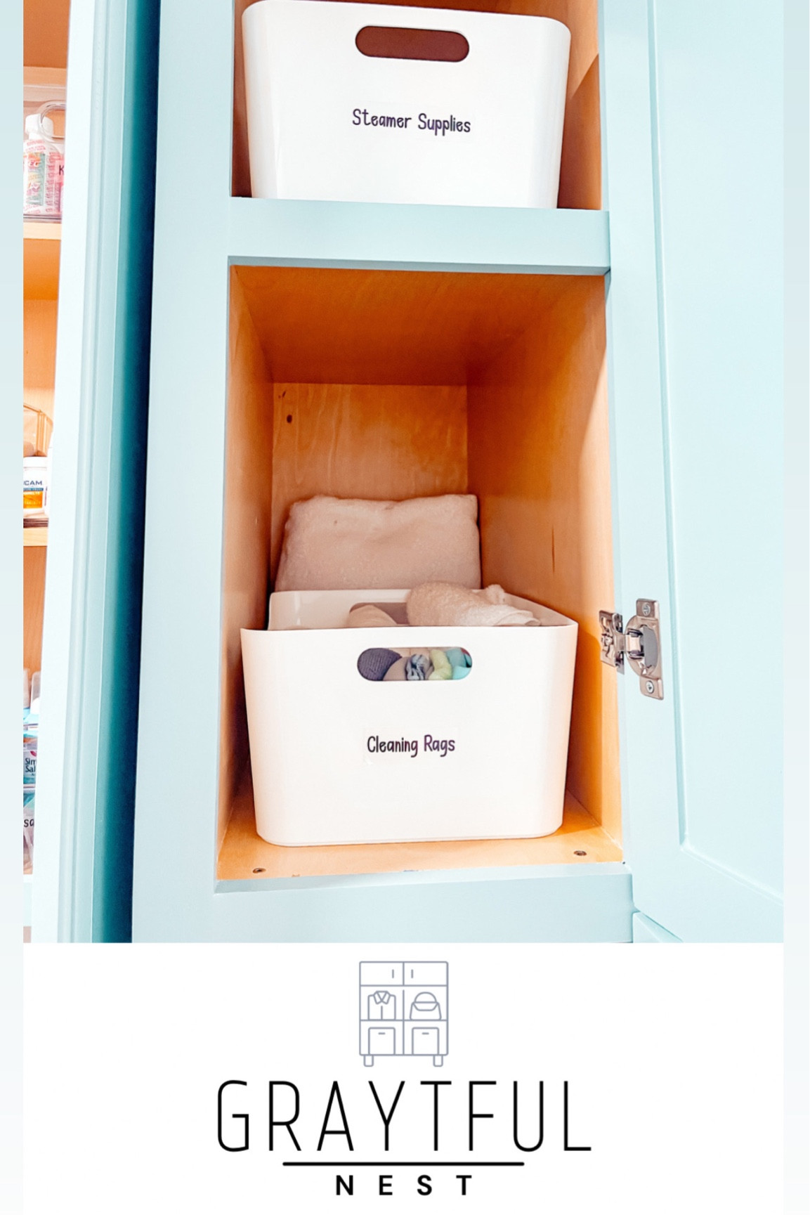 Little sneak peek of the laundry room makeover. Loved using these versatile bins from @thecontainerstore. They come on a pack or single.

#LTKhome #LTKfamily #LTKfindsunder100