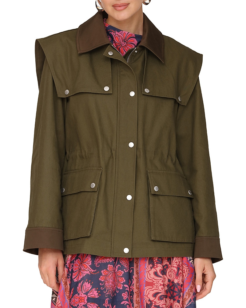 Avec Les Filles Utility Anorak with Combo and Shoulder Bias Flange | Bloomingdale's (US)