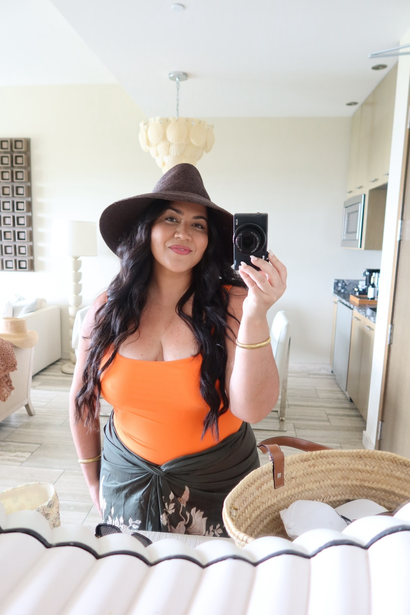 Another great pool look from this week! Love this sculpting one-piece bathing suit  that sucks you in in all the right places! 

#LTKStyleTip #LTKTravel #LTKSwim