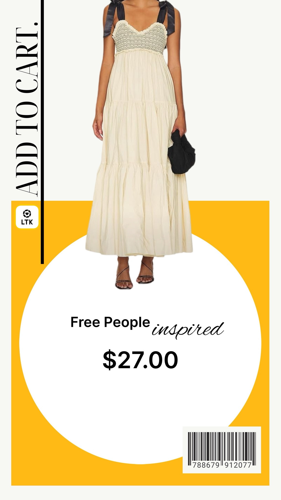 Sold out free people dress inspired version are available 

Summer dress 
Vacation dress 
Maxi dress 
Free people Bluebell Smocked Bodice
Tiered Maxi Sundress

#LTKFindsUnder100 #LTKSummerSales #LTKxNSale
