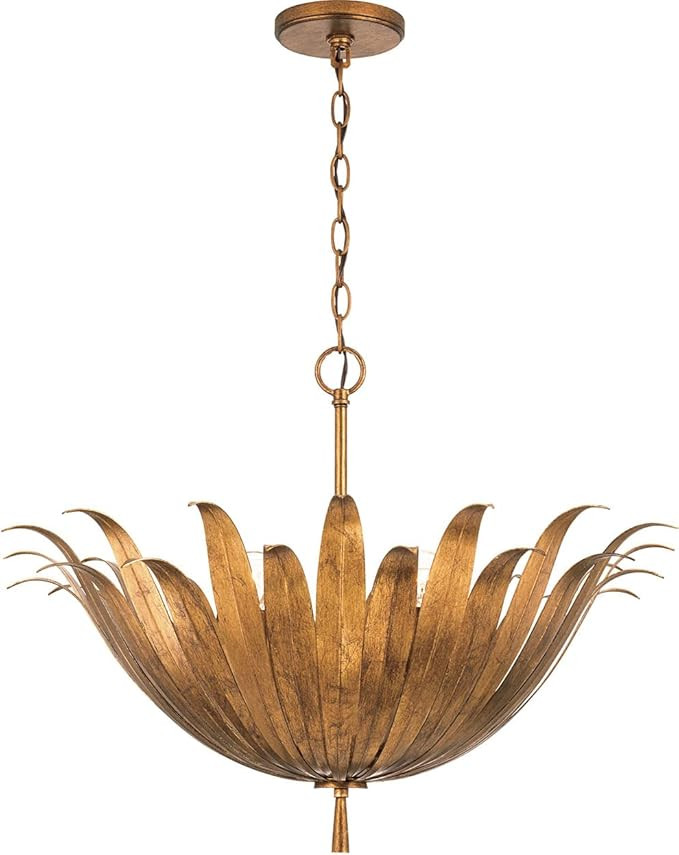 Capital Lighting 349541AG Eden Traditional Bohemian Botanically Inspired Pendant Ceiling Light Fi... | Amazon (US)