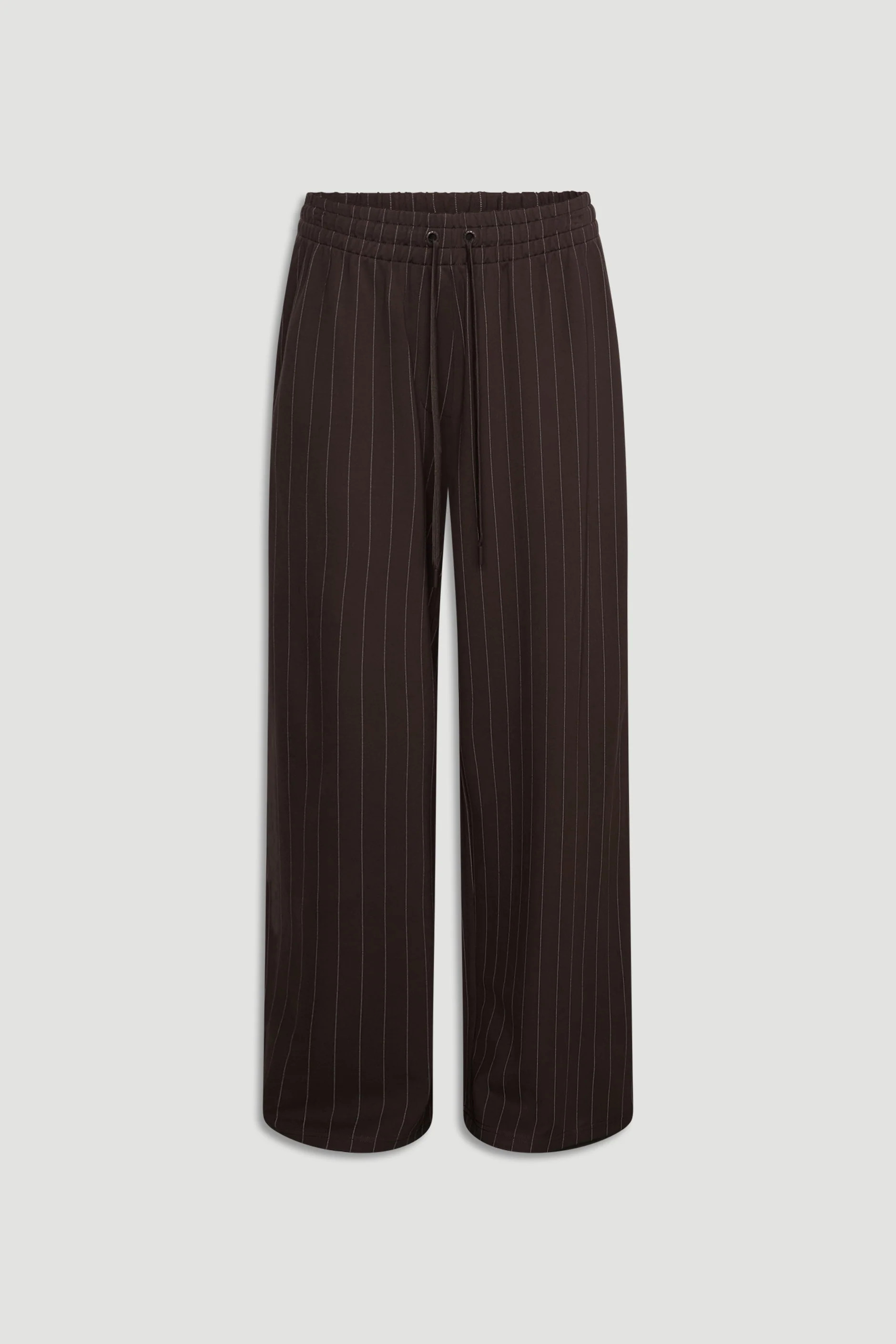 D-Luxe Pinstripe Pant - Cocoa Brown | DECJUBA