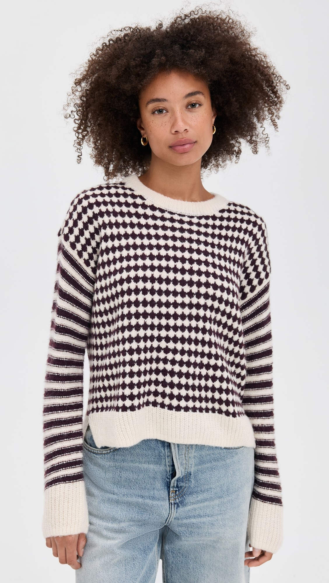 Mixed Stripe Pullover Sweater | Shopbop