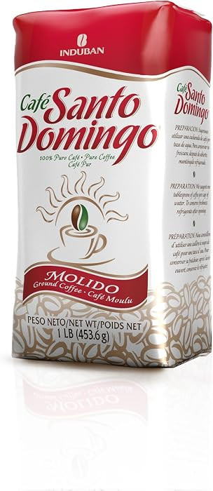 Caf\u00e9 Santo Domingo, bolsa de 16 onzas, caf\u00e9 molido, tostado medio, producto de la Rep\u... | Amazon (US)
