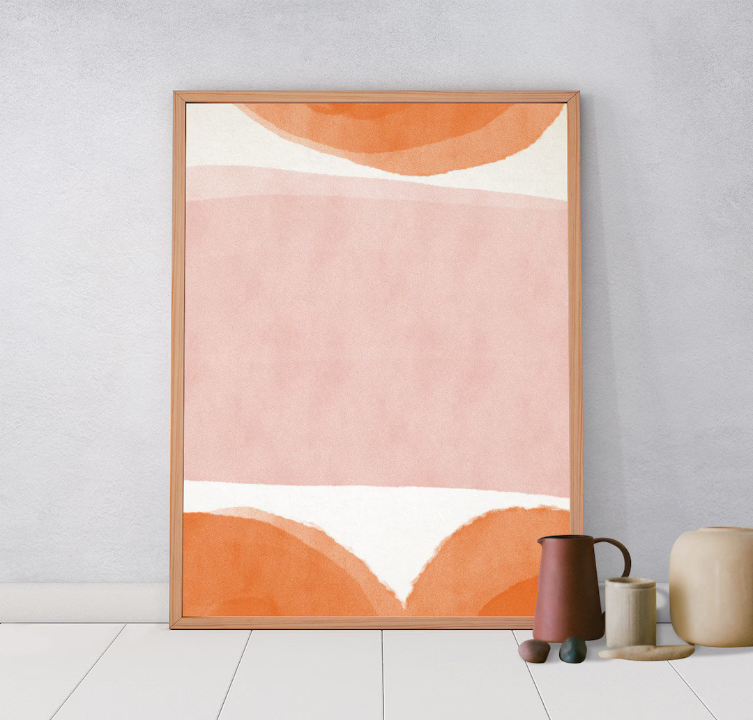 Abstract watercolor, Downloadable print, Printable modern art, Instant download painting, Minimal... | Etsy (US)