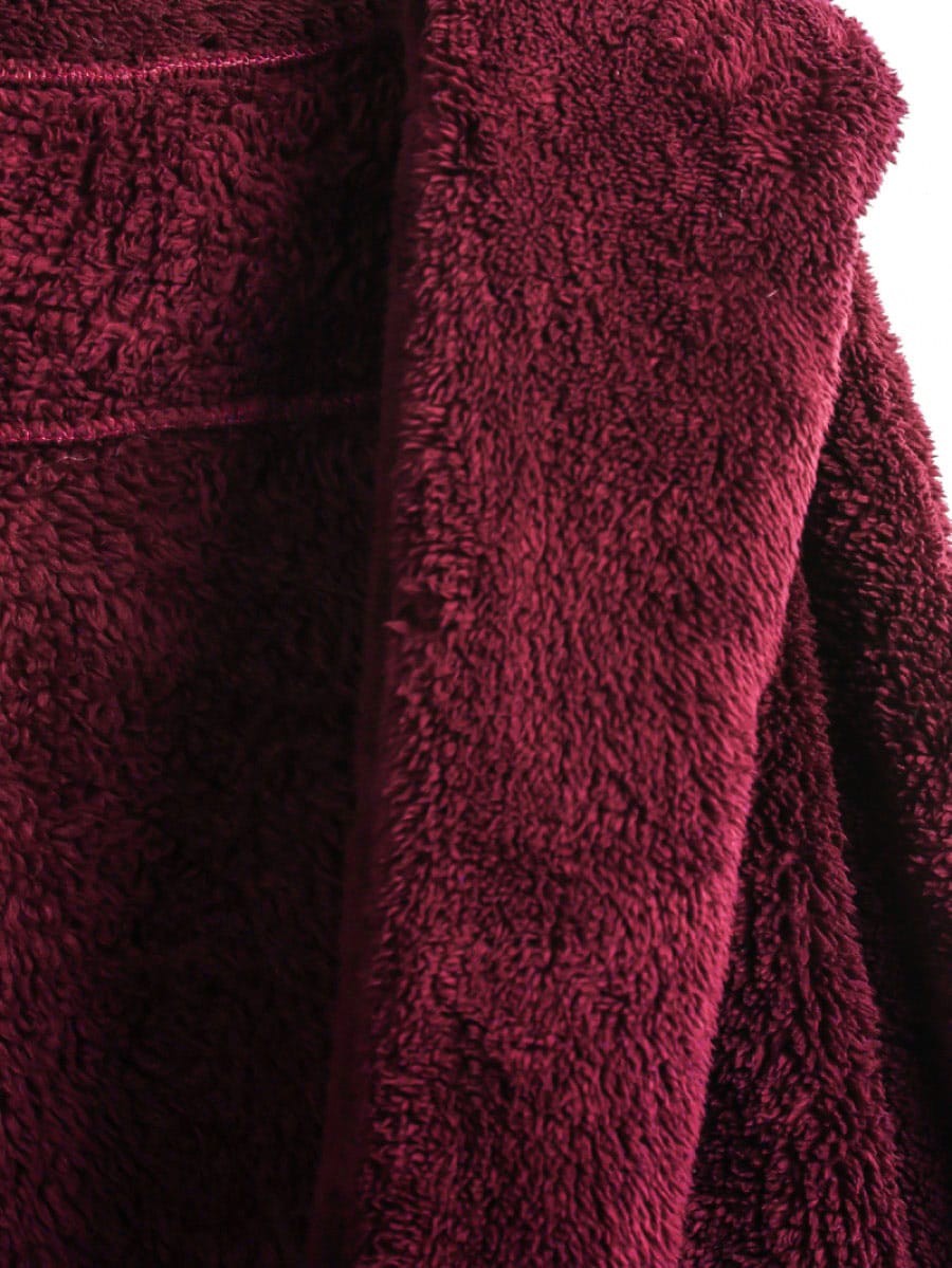 Open Front Fluffy Hooded Teddy Coat | SHEIN