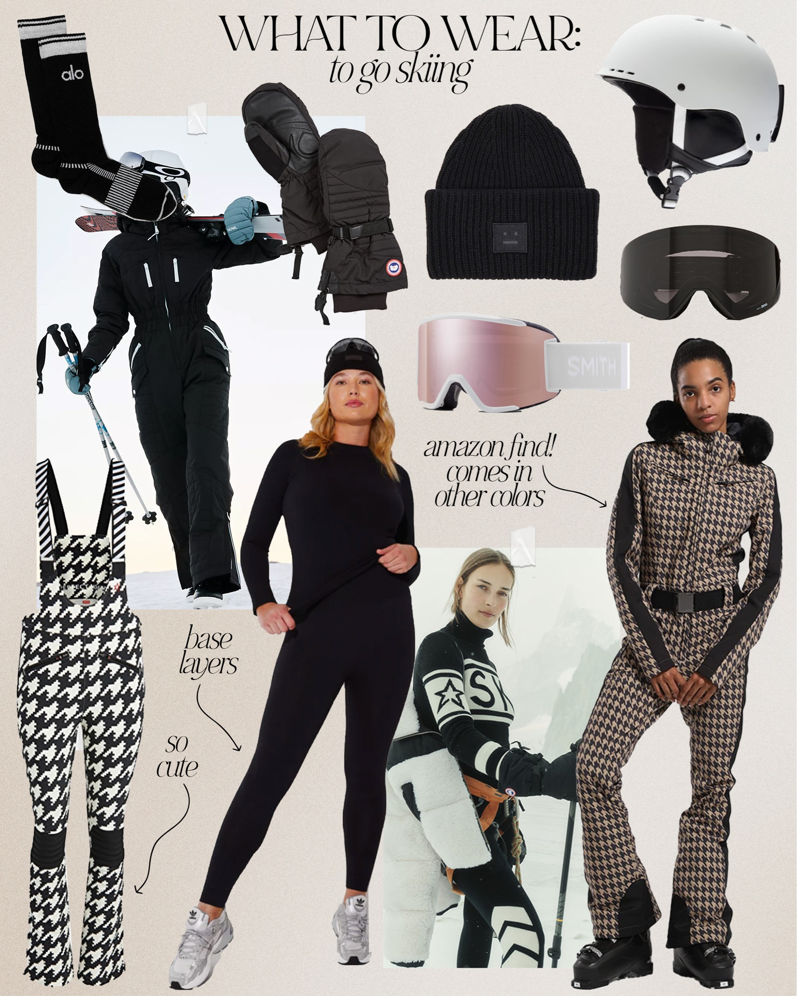 What to wear to go skiing 🎿