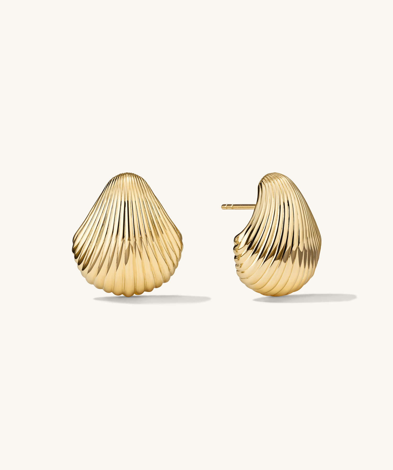 Seashell Studs | Mejuri Fine Crew