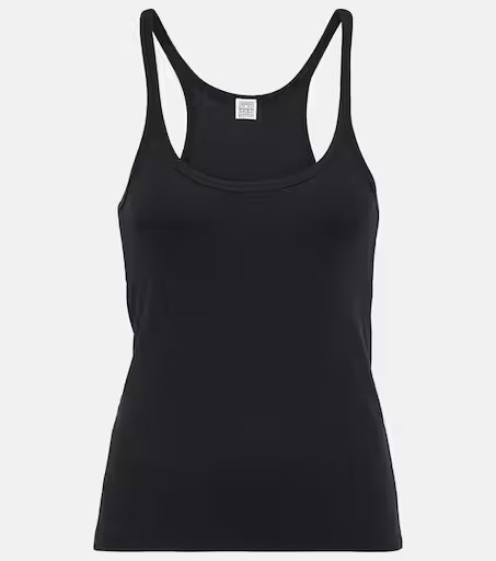 Cotton-blend racerback tank top | Mytheresa (US/CA)