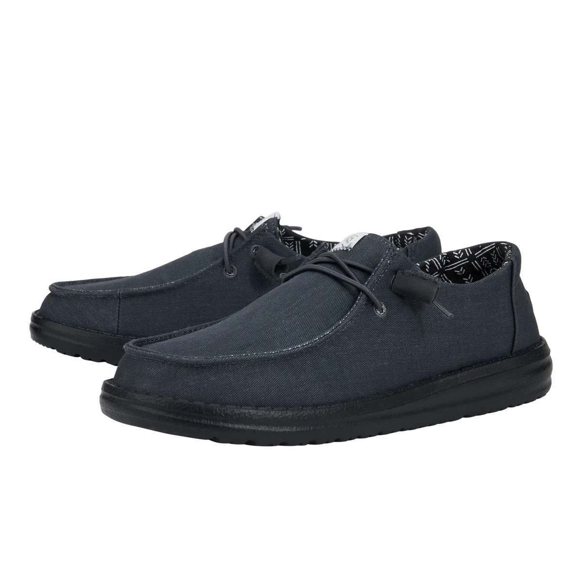 Wendy Stretch Canvas Wide - Black/Black | HEYDUDE