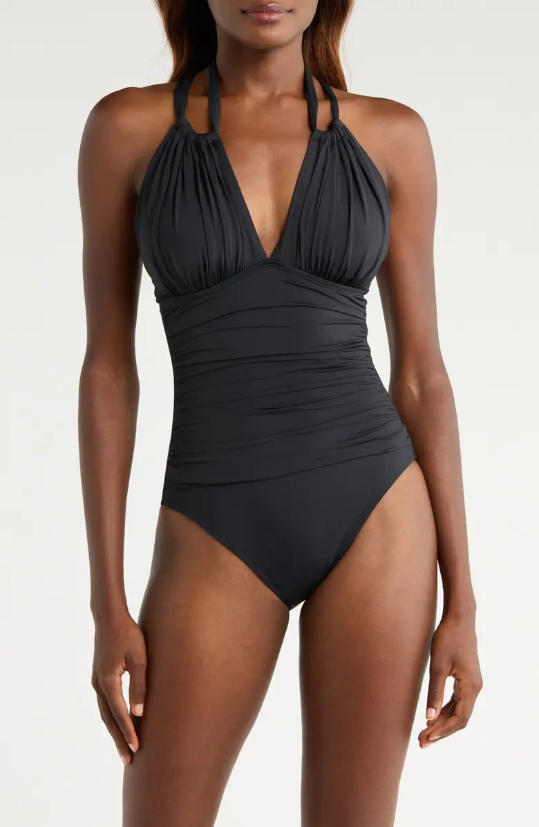 Island Goddess Convertible High Neck One-Piece Swimsuit | Nordstrom