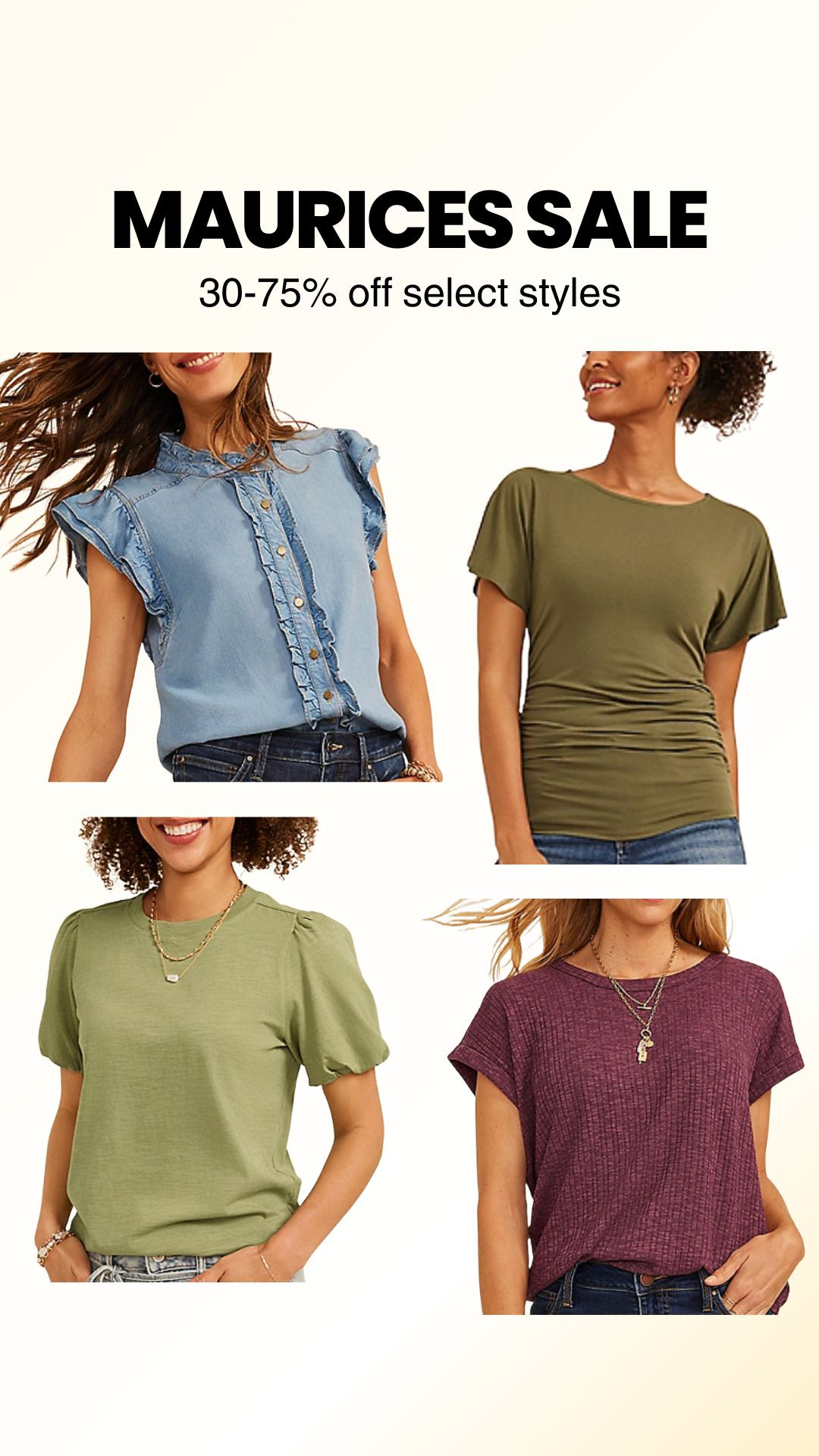 Looking for back-to-school outfits for your high school or college student? What about back-to-office wear? Check out this sale at Maurices. 

 #clothing #businesscasual #workwear #LTKootd #LTKSaleAlert #LTKMidsize