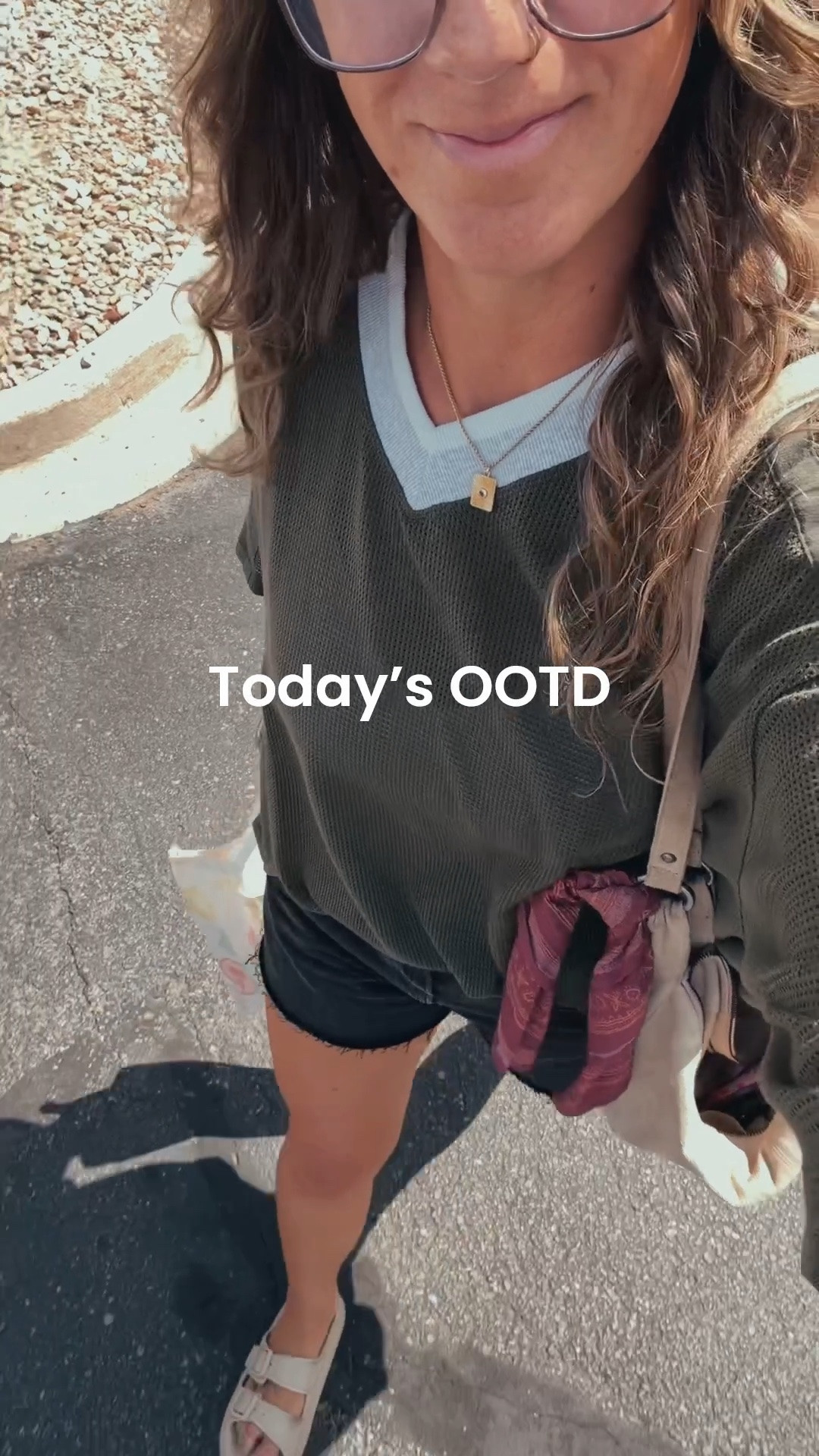 Today’s OOTD - Medium tee, 31 shorts (sized up, no stretch)

#LTKTall #LTKOver40 #LTKSaleAlert