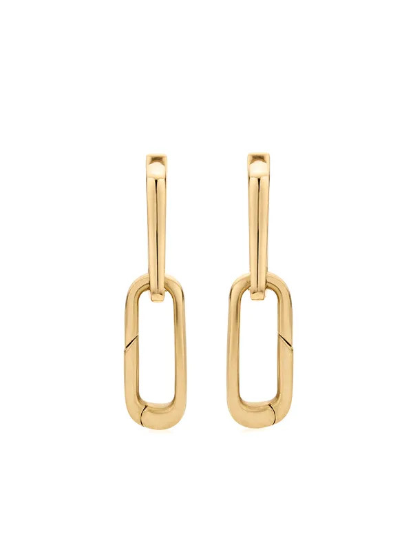 18kt gold vermeil Alta Capture Charm drop earrings | Farfetch Global