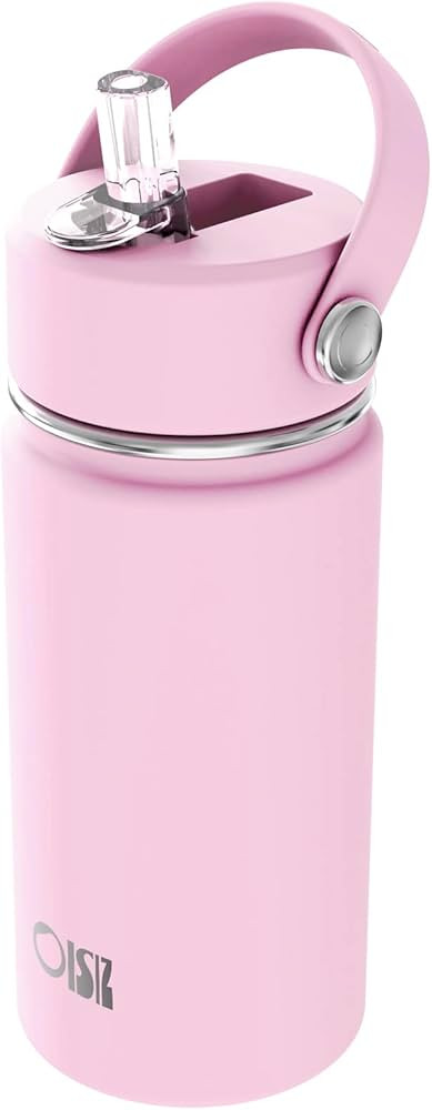 Kids Water Bottle with Straw Lid 14oz, Vacuum Insulated 316 Stainless Steel for Kids School Leakp... | Amazon (US)