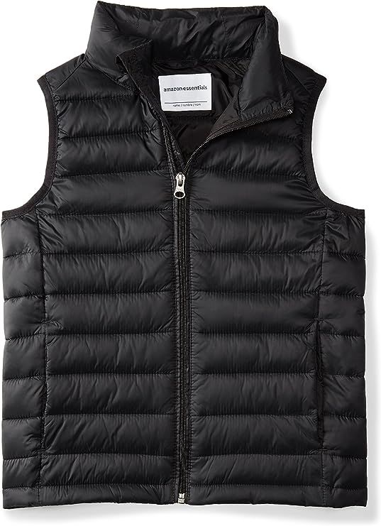 Amazon Essentials Boys and Toddlers' Lightweight Water-Resistant Packable Puffer Vest | Amazon (US)