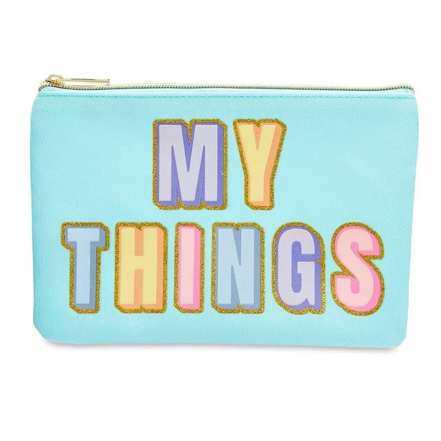 Easter Blue Pastel My Stuff Zippered Pouch, by Way To Celebrate | Walmart (US)