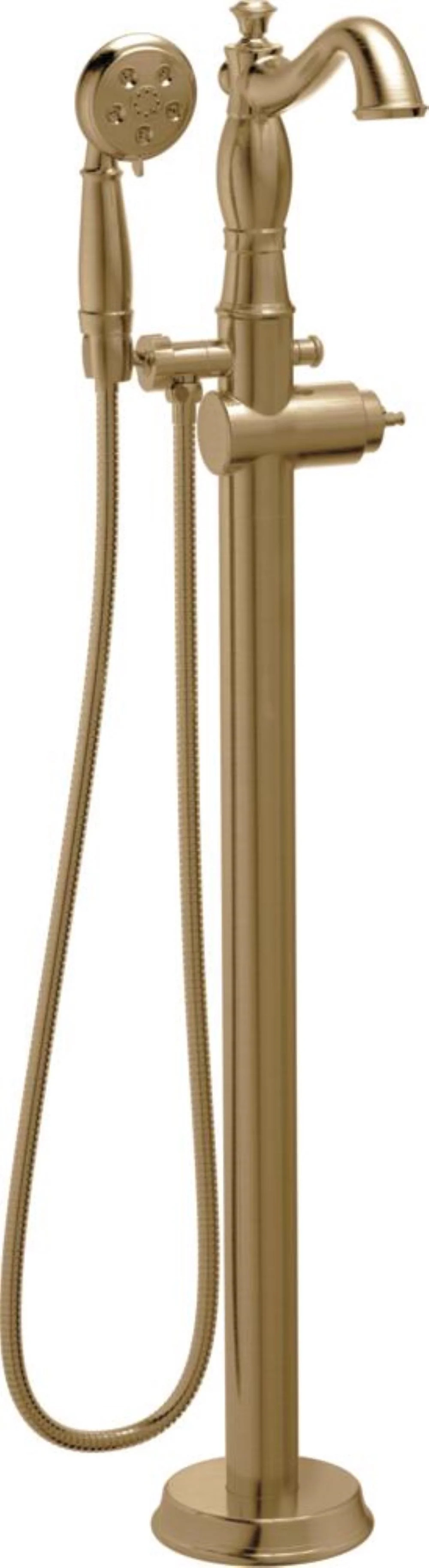Cassidy™ Floor Mounted Clawfoot Tub Faucet Trim T4797-CZFL-LHP | Wayfair North America