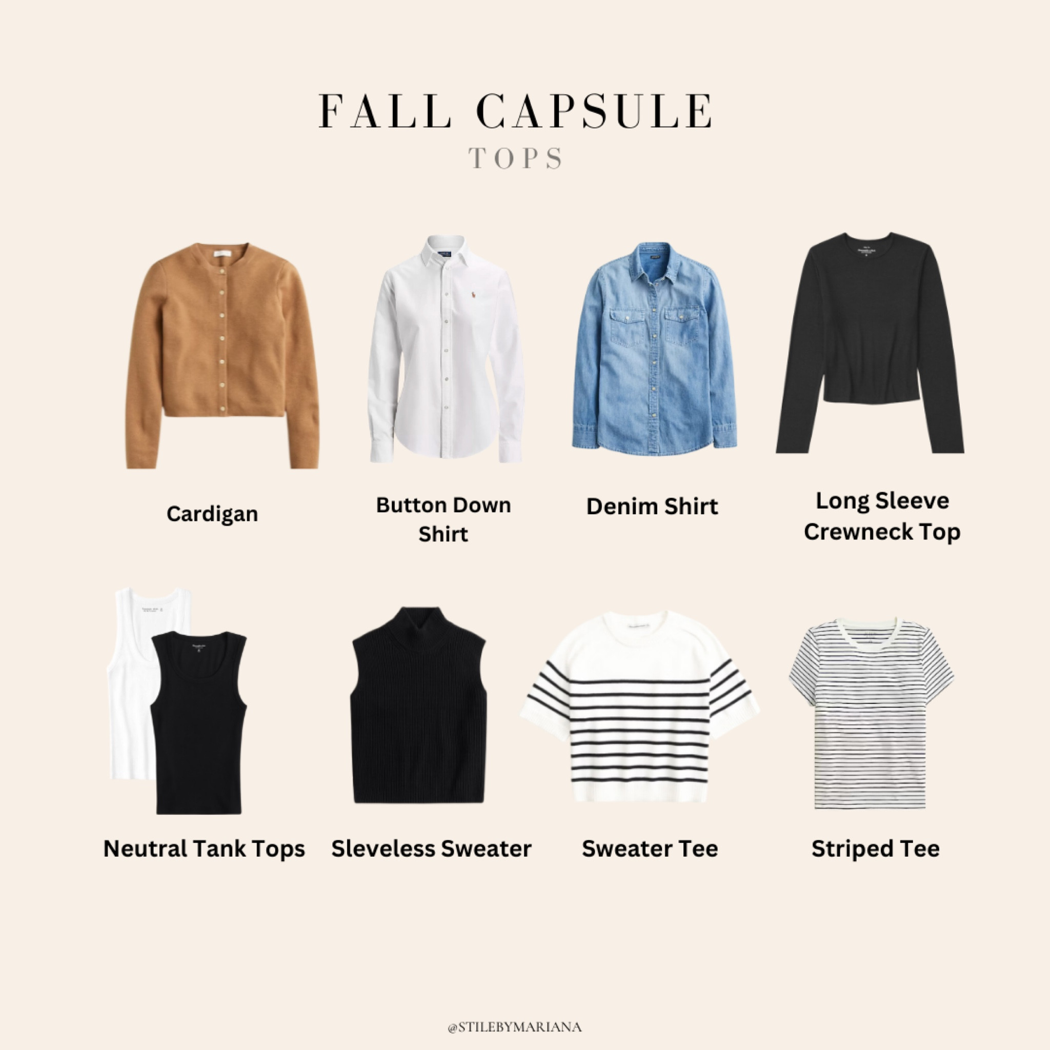 Fall capsule 2024 tops


#LTKStyleTip #LTKSeasonal #LTKFindsUnder100