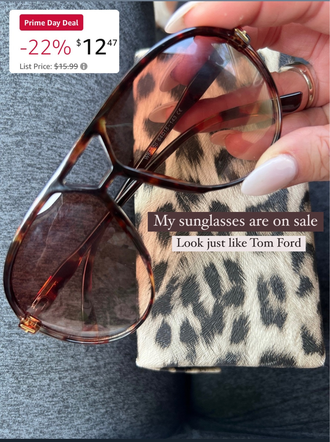 One of my favorite pair of Amazon sunglasses is on sale for $12 for Prime Day! They look like Tom Ford. Designer dupes. Amazon Prime Day, Prime Day Deals 2024, accessories, #LaidbackLuxeLife

Follow me for more fashion finds, beauty faves, lifestyle, home decor, sales and more! So glad you’re here!! XO, Karma

#LTKSaleAlert #LTKStyleTip #LTKFindsUnder50
