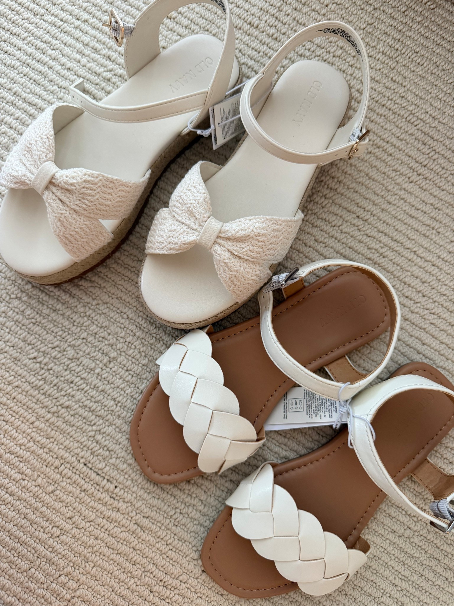 Recent summer shoes I’ve ordered for my girls! These are all coming with us on spring break too☀️