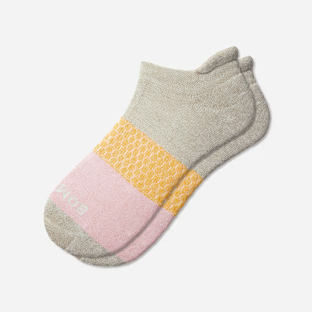 Women's Tri-Block Ankle Socks | Bombas