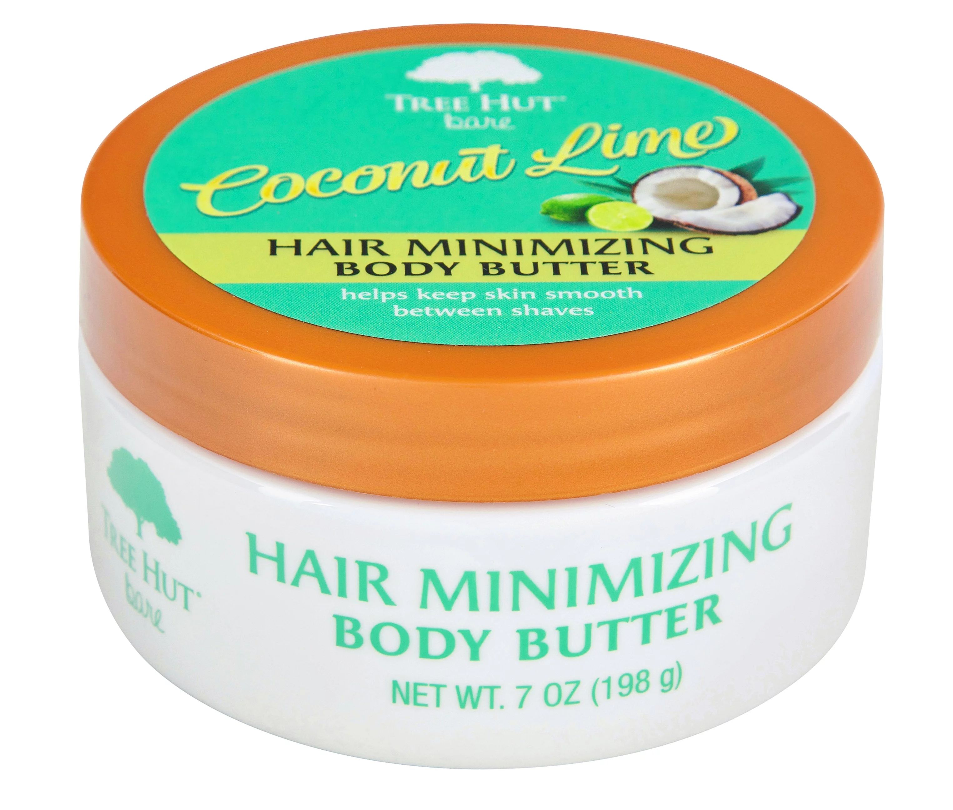 Tree Hut Bare Coconut Lime Hair Minimizing Body Butter, 7 oz | Walmart (US)