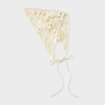 Knit Headwrap - Wild Fable™ Off-White: Fashion Accessory, Solid Polyester, All Hair Types | Target