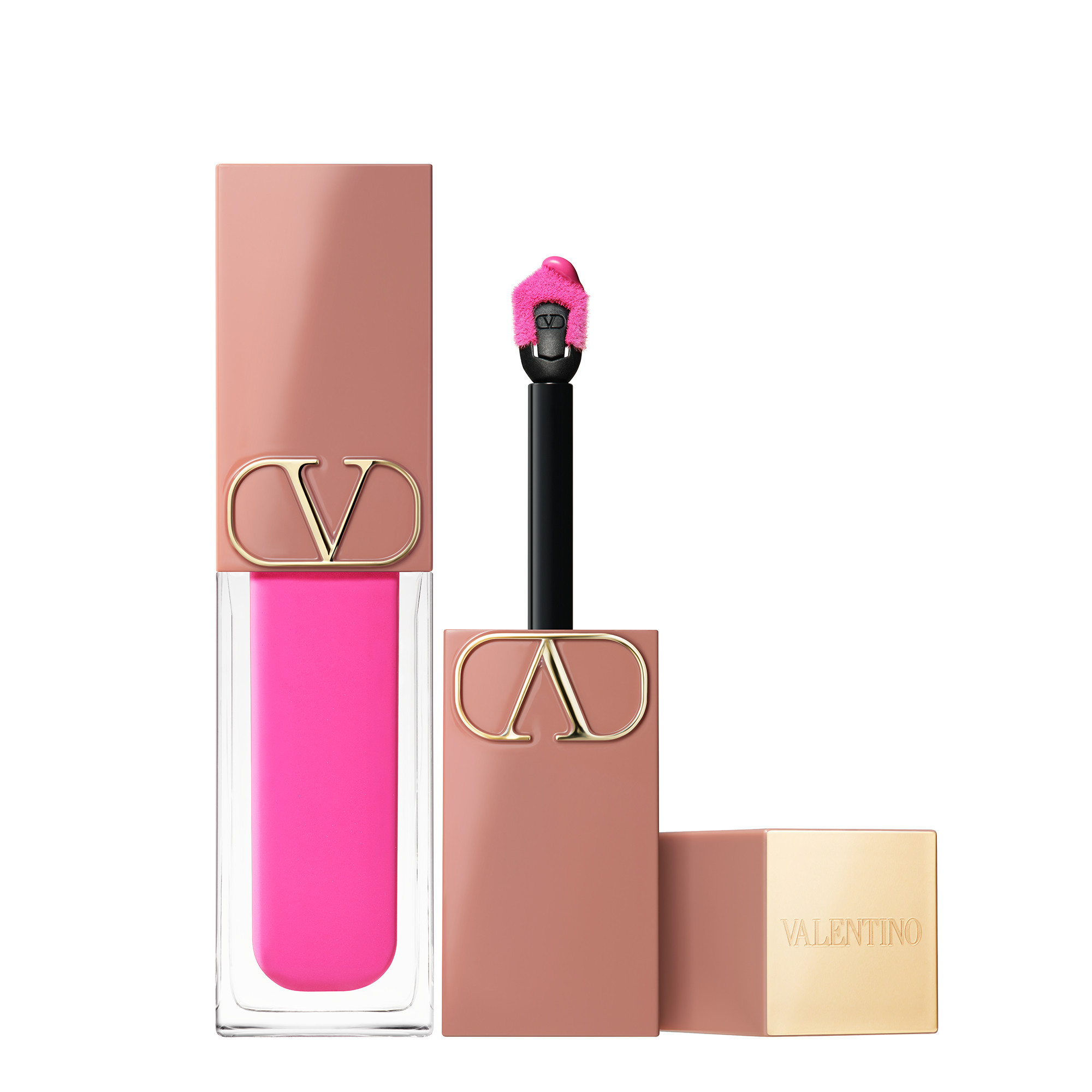 Valentino Beauty Liquirosso 2 In 1 Lip & Blush Soft Matte Color Lipstick | Shade: 302R : Pink Is Punk | Valentino Beauty