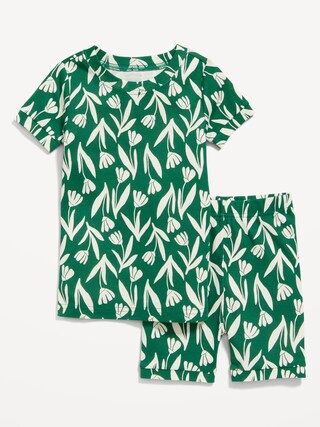Snug-Fit Graphic Pajama Shorts Set for Toddler & Baby | Old Navy (CA)