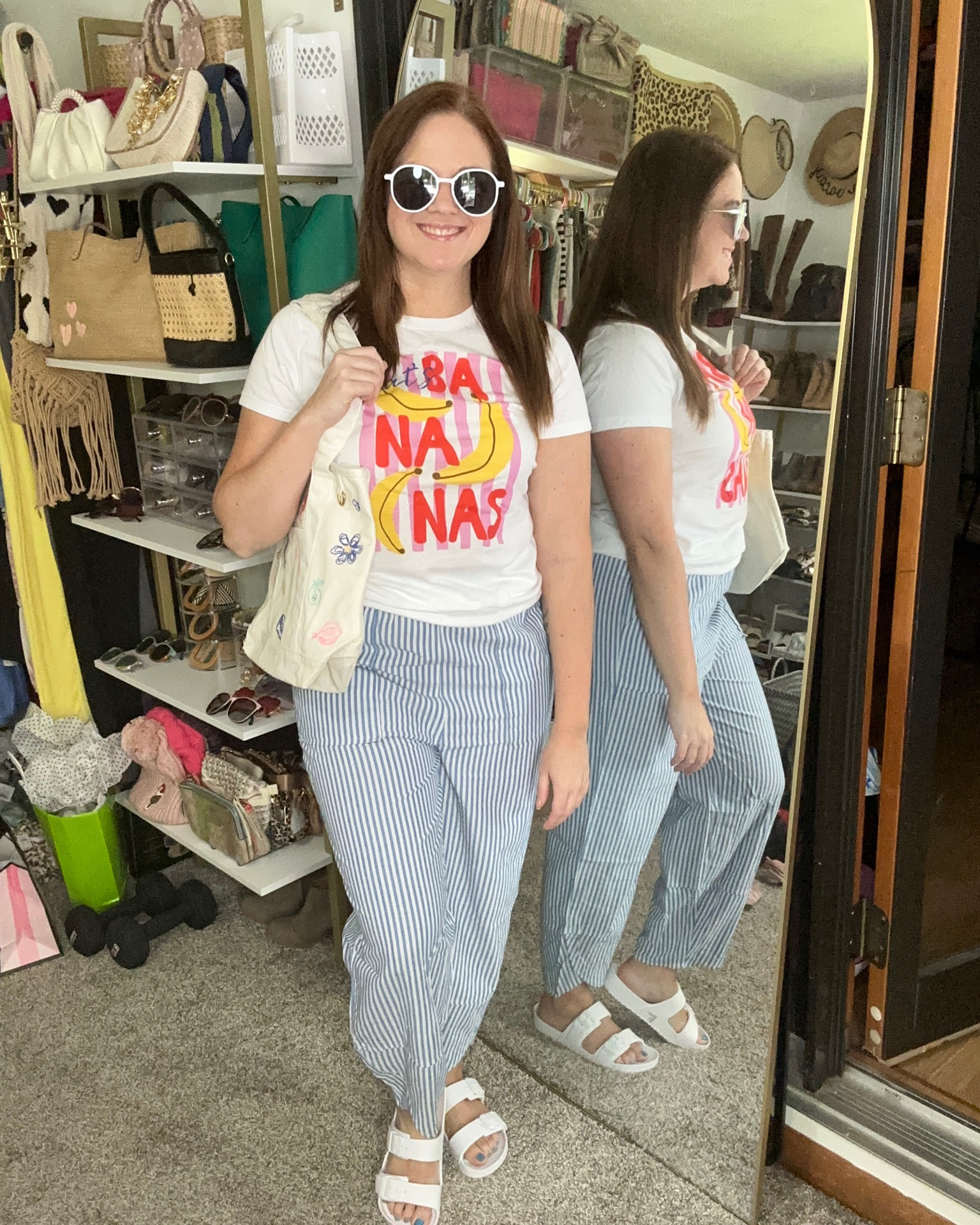 Red white and blue but make it fun!
This sh!t is bananas! 🍌
These pants are so comfy!
Wearing medium in shirt and pants!

#LTKootd #LTKSeasonal #LTKdayinmylife