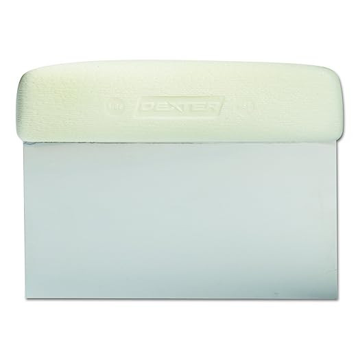 Dexter-Russell - Sani-Safe 19783 6" x 3" White Dough Cutter/Scraper with Polypropylene Handle | Amazon (US)