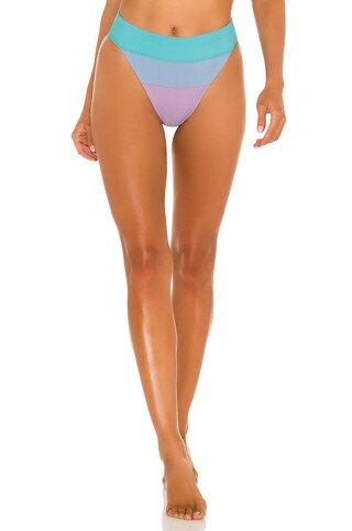 BEACH RIOT X REVOLVE Alexis Bikini Bottom in Pastel Color Block from Revolve.com | Revolve Clothing (Global)