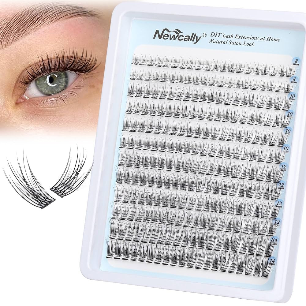 Natural Lash Clusters DIY Lash Extension Wispy Eyelash Clusters C-curly Cluster Eyelash Extension... | Amazon (US)
